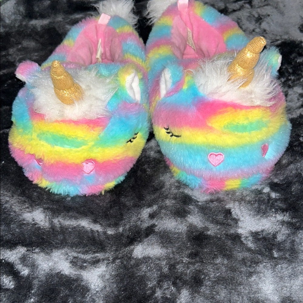 Wonder Nation Kids' Colorful Slippers size 11/12